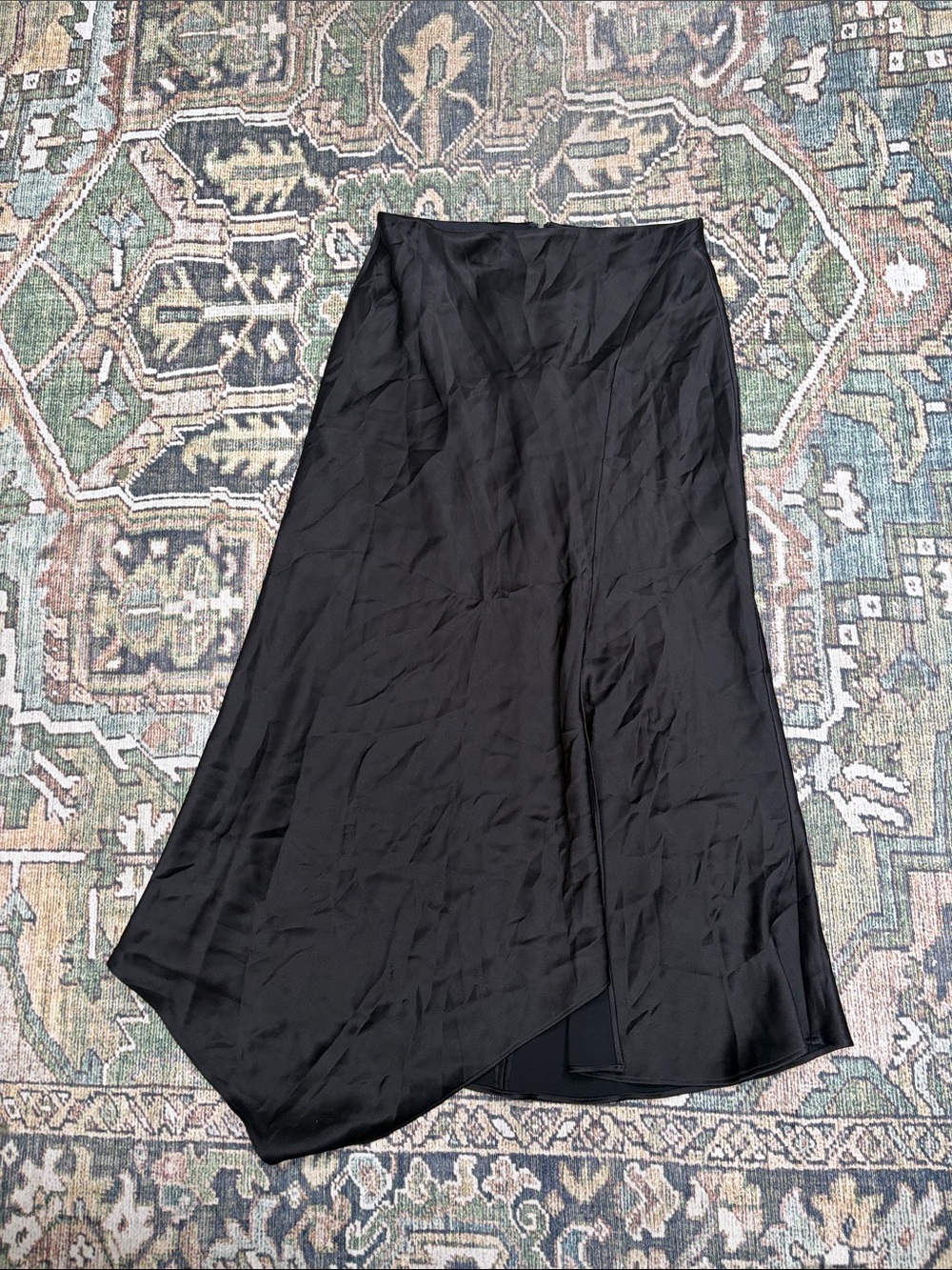Alice + Olivia Classic Black Asymmetrical Skirt